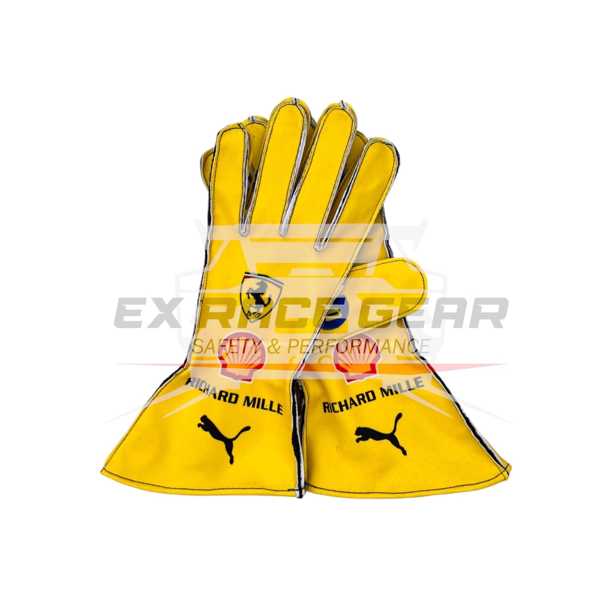 2025 Scuderia Ferrari Lewis Hamilton F1 Racing Gloves – Official Replica Ex Race Gear