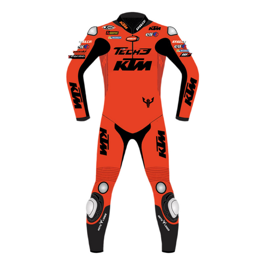 KTM Danilo Petrucci Tech3 MotoGP 2021 Leather Riding Suit MotoLords