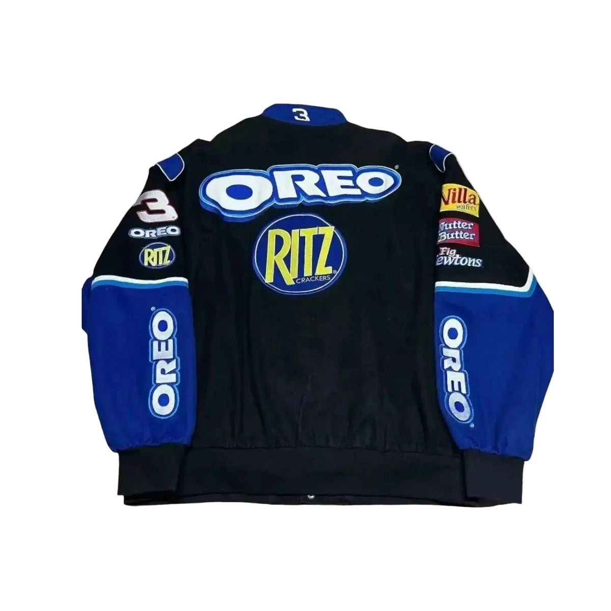F1 Biker Racing Streetwear Embroidered Bomber Jacket - Ex Race Gear
