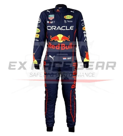 F1 Oracle Red Bull Max Race Suit F1 Go Kart Racing Suit - Ex Race Gear