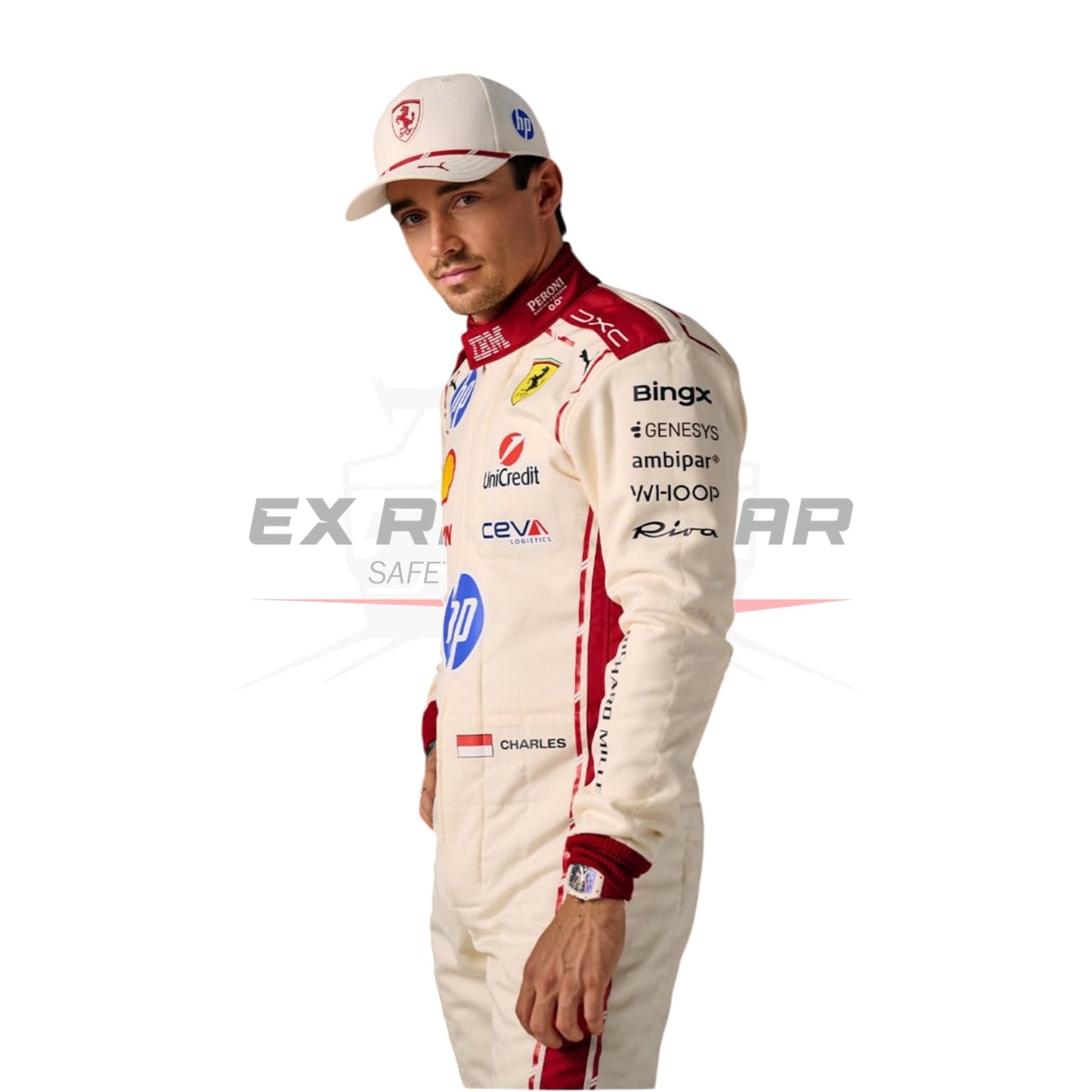 2026 Charles Leclerc Ferrari Monaco GP F1 Race Suit Ex Race Gear