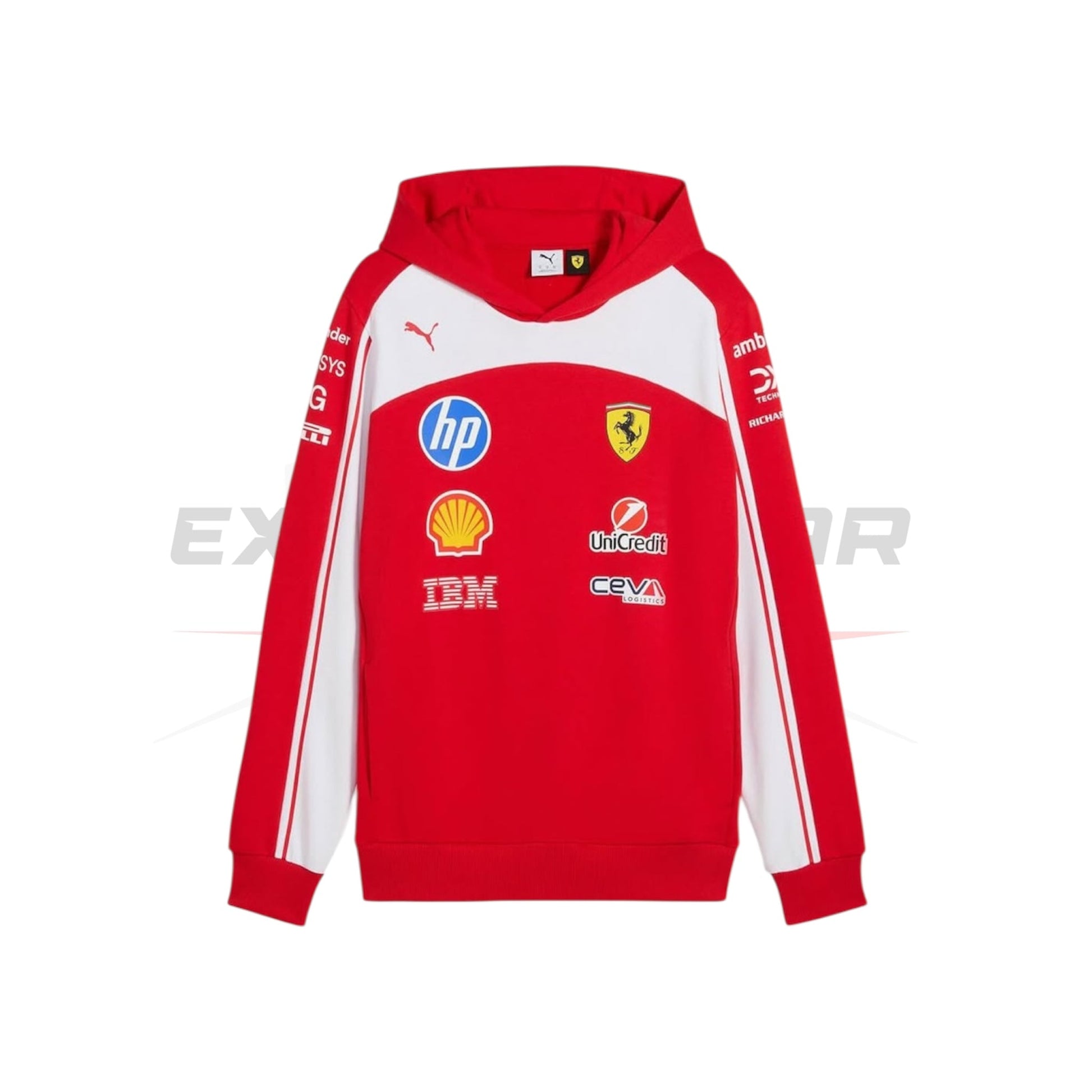 2026 Scuderia Ferrari F1 Team Replica Hoodie Ex Race Gear