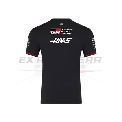 2026 Haas F1 Moneygram Team T-Shirt - Black Ex Race Gear