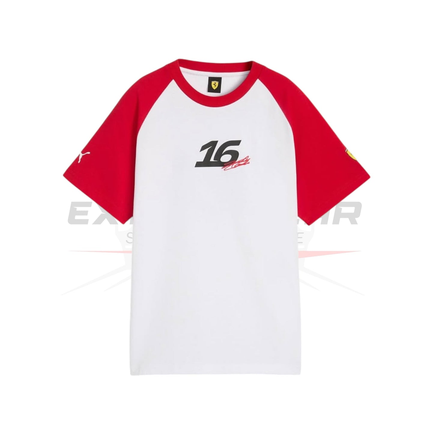 2026 Scuderia Ferrari Replica T-shirt Charles Leclerc - F1 PUMA Team Ex Race Gear