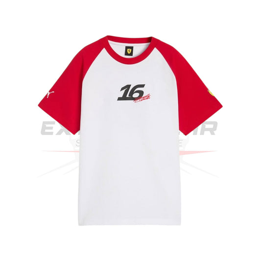 2026 Scuderia Ferrari Replica T-shirt Charles Leclerc - F1 PUMA Team Ex Race Gear
