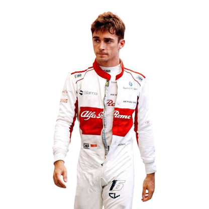 2018 Charles Leclerc Alfa Romeo Sauber Formula One Suit Rustle Racewears