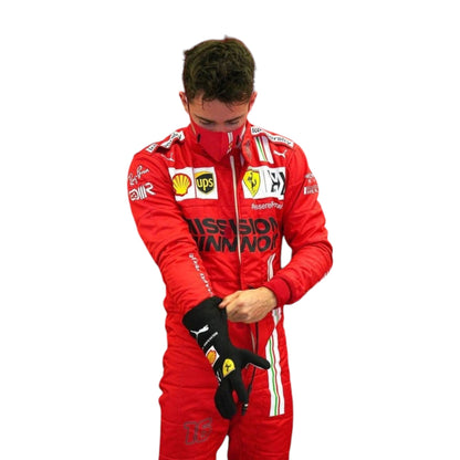 2021 Charles Leclerc  Race Mission Winnow Scuderia Ferrari F1 Suit Ex Race Gear