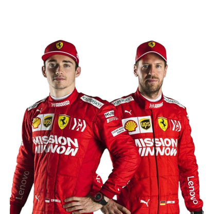 2019 Charles Leclerc Race Mission Winnow Scuderia Ferrari F1 Suit Rustle Racewears