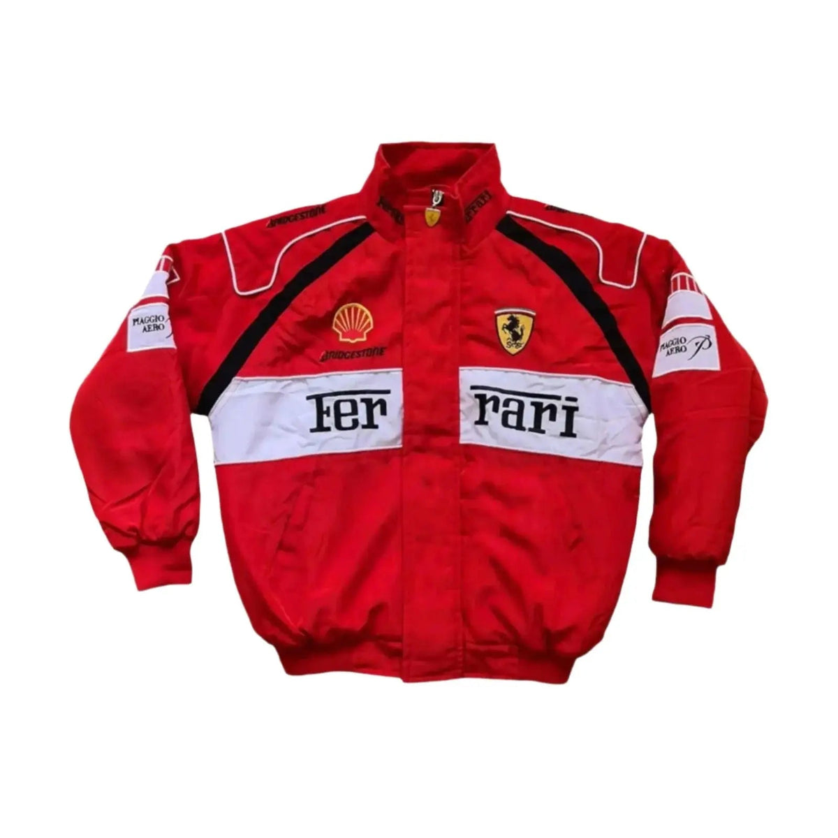 Ferrari F1 Racing Embroidered Bomber Jacket - Ex Race Gear