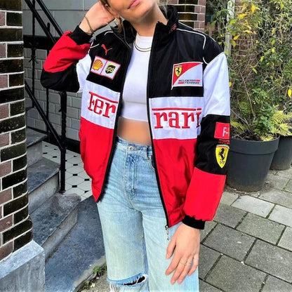 Ferrari F1 Vintage Jacket | Iconic Motorsport Apparel - Ex Race Gear
