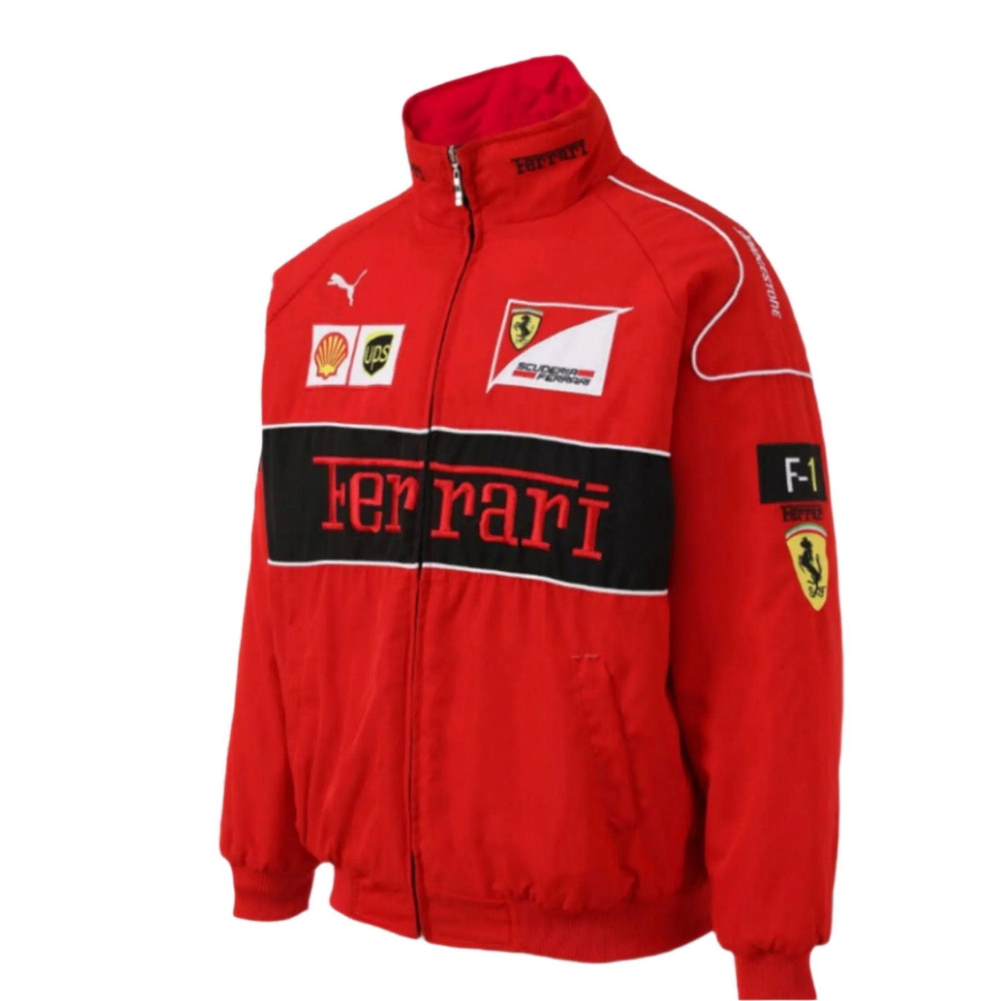 Ferrari F1 Vintage Red Jacket | Classic Motorsport Apparel - Ex Race Gear