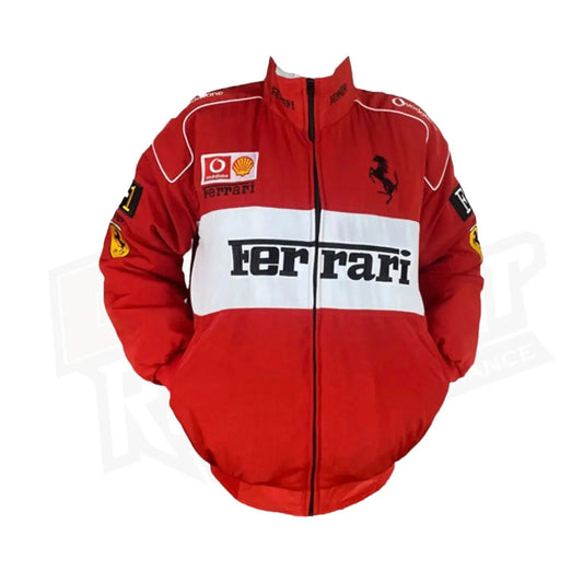 Ferrari Racing Jacket Red and White Nascar Edition - Ex Race Gear