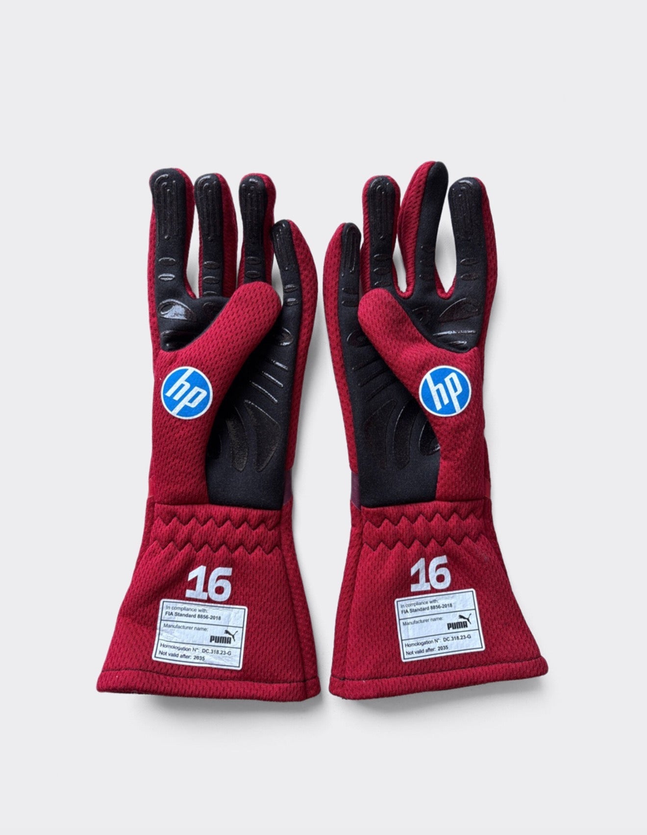 2025 F1 Scuderia Ferrari Hp Las Vegas Racing Gloves Ex Race Gear