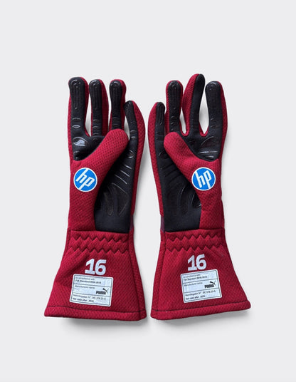 2025 F1 Scuderia Ferrari Hp Las Vegas Racing Gloves Ex Race Gear
