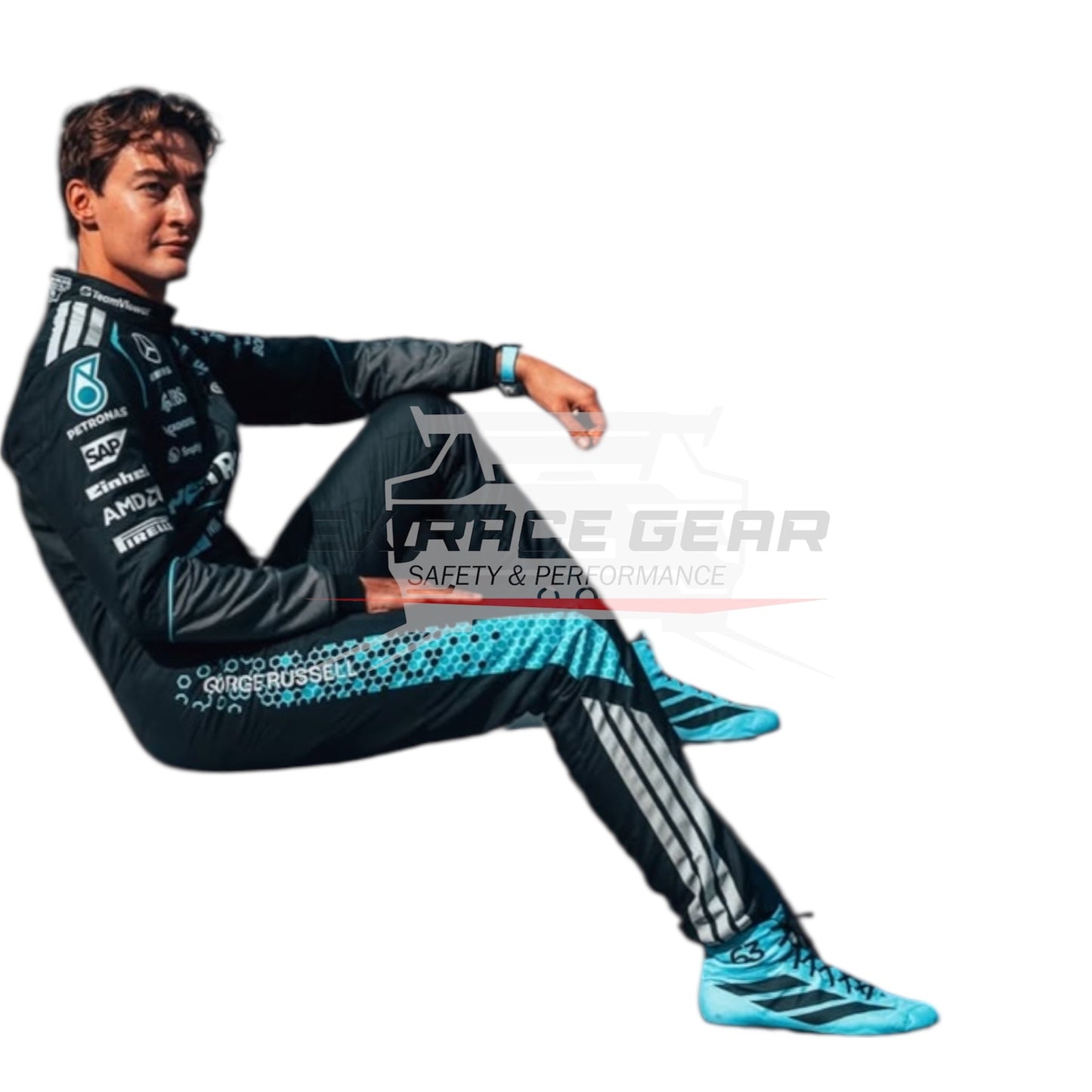 2026 Andrea Kimi Antonelli & George Russell Mercedes F1 Replica Suit Ex Race Gear