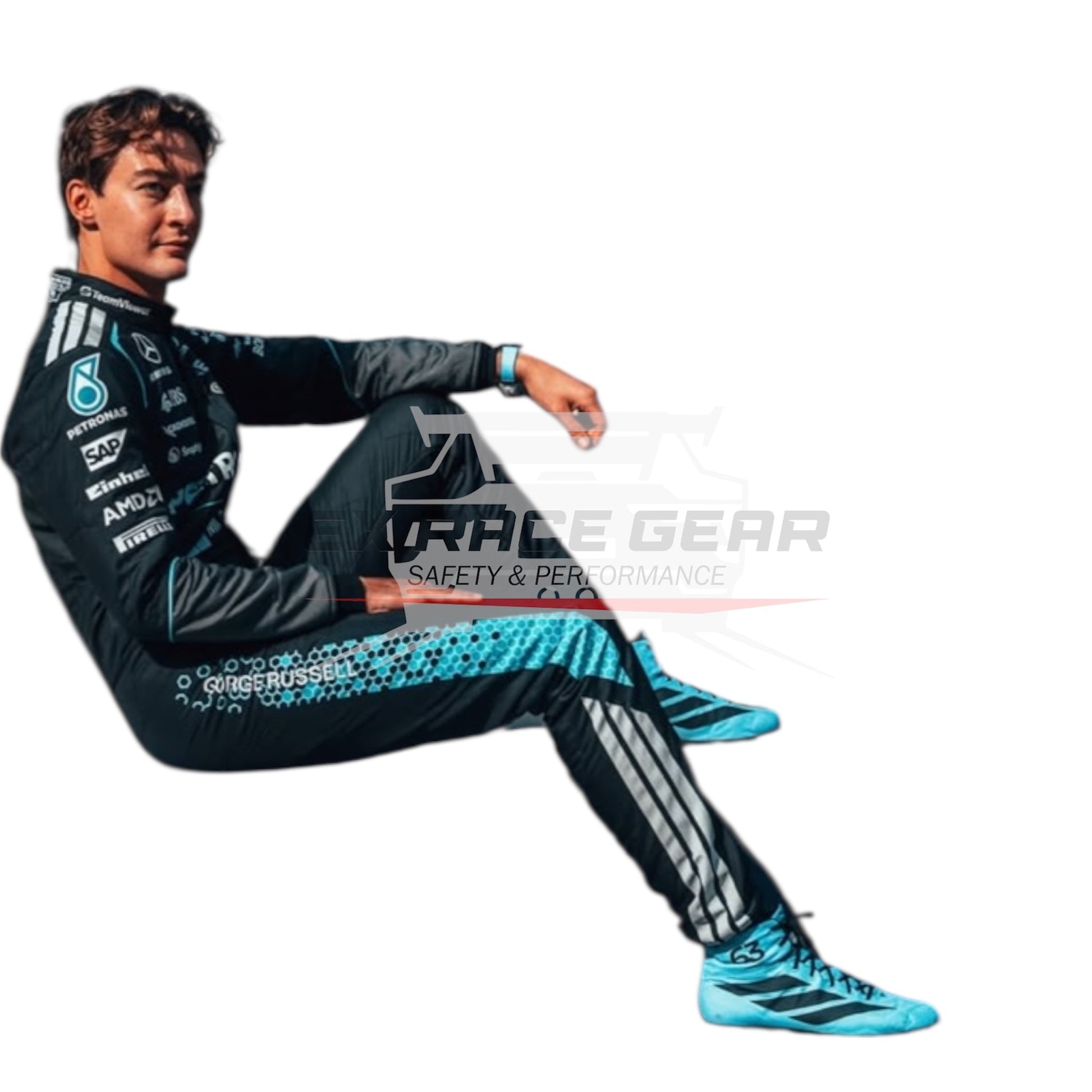 2026 Andrea Kimi Antonelli & George Russell Mercedes F1 Replica Suit Ex Race Gear