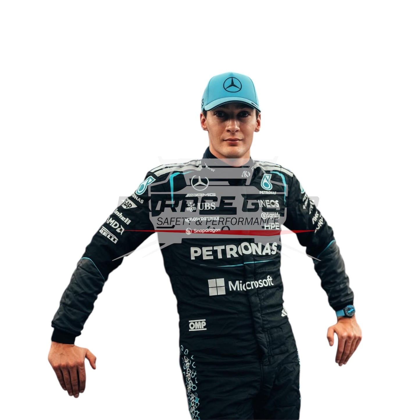 2026 Andrea Kimi Antonelli & George Russell Mercedes F1 Replica Suit Ex Race Gear