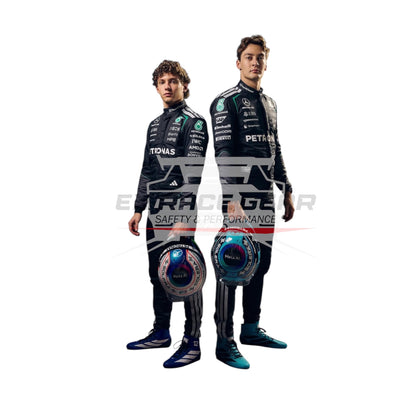 2026 Andrea Kimi Antonelli & George Russell Mercedes F1 Replica Suit Ex Race Gear