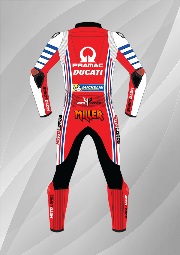 Jack Miller Ducati Paramac MotoGP 2020 Leather Race Suit MotoLords