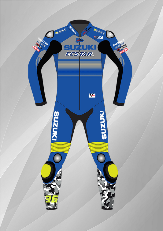 Joan Mir Suzuki Racing Suit - Ecstar MotoGP 2020 Leather MotoLords