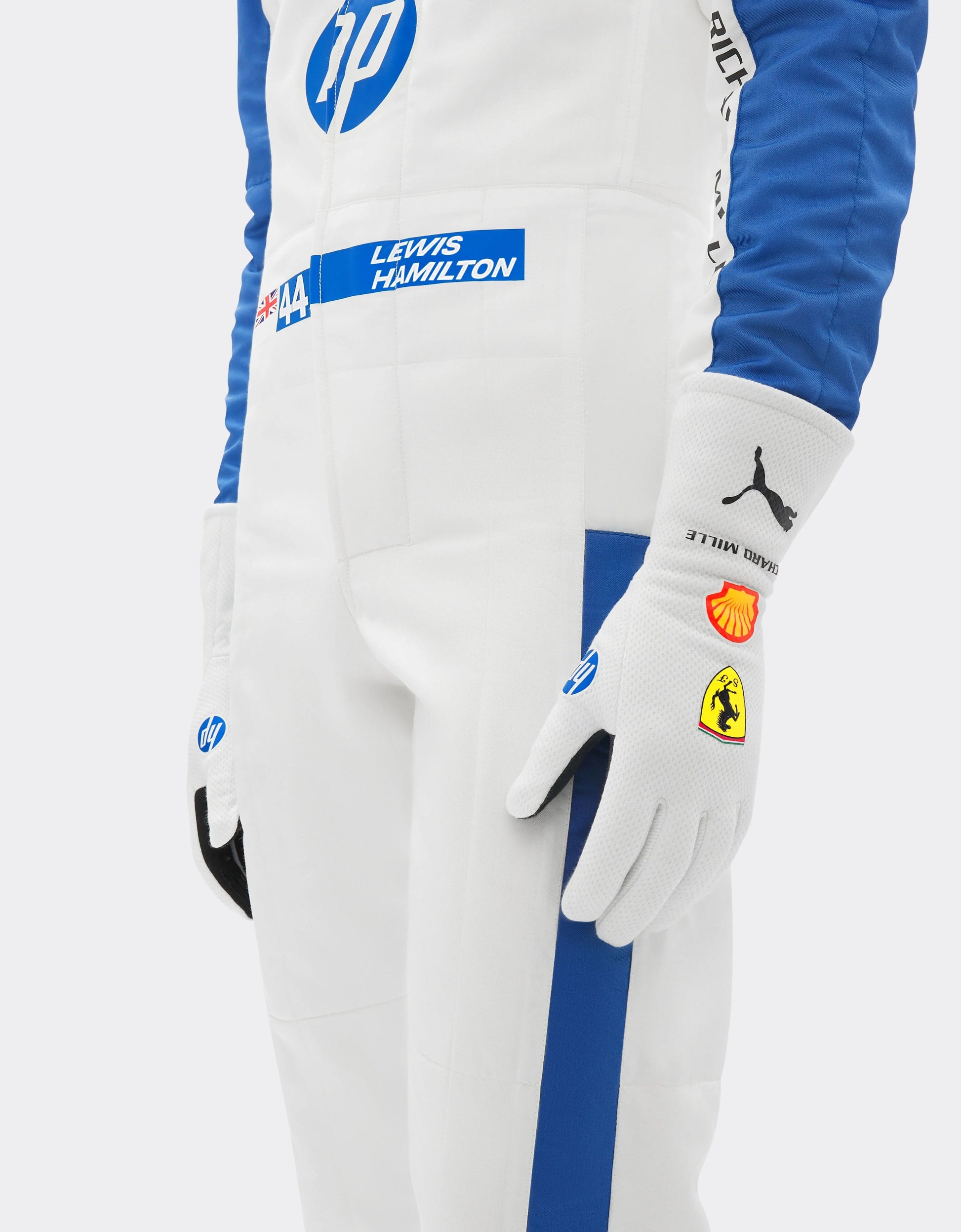 2025 Scuderia Ferrari Lewis Hamilton racing gloves Ex Race Gear