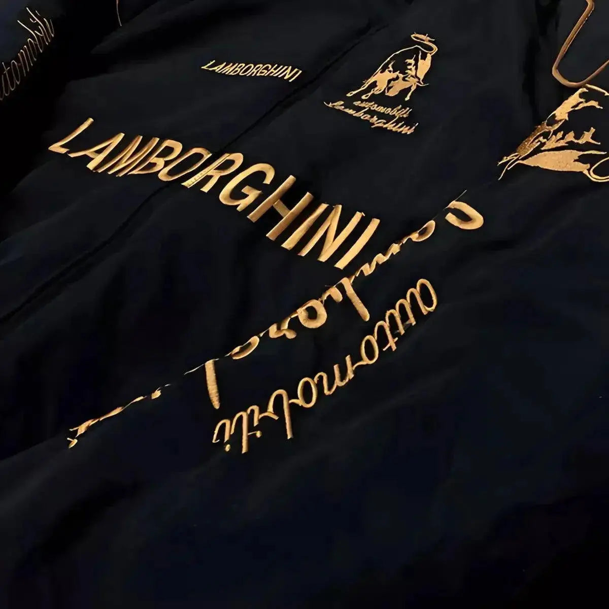 Lamborghini F1 Vintage Style Embroidery Racing Jacket