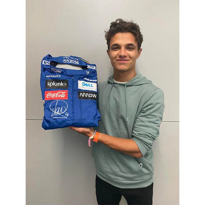 2020 Lando Norris McLaren Arrow Promo Formula 1 Suit Ex Race Gear