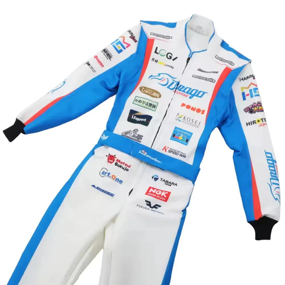 Marina Unik Hironobu Shimizu Final Edition Custom Kart Suits DASH RACEGEAR