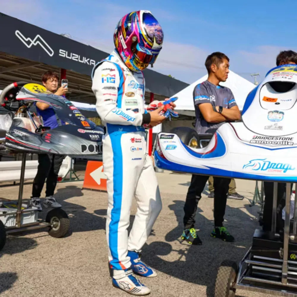 Marina Unik Hironobu Shimizu Final Edition Custom Kart Suits DASH RACEGEAR