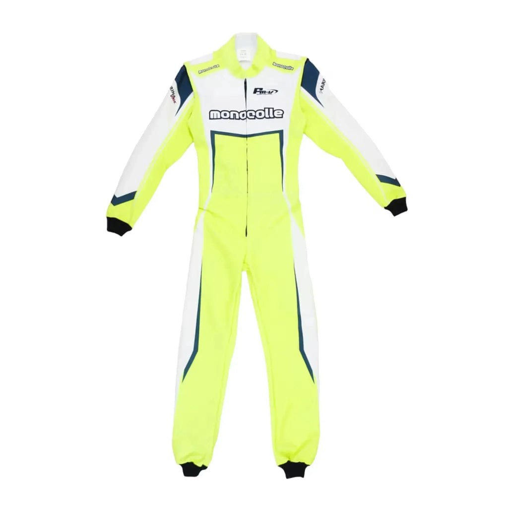 Marina Unik Lime Yellow Racing Kart Suits | Ex Race Gear