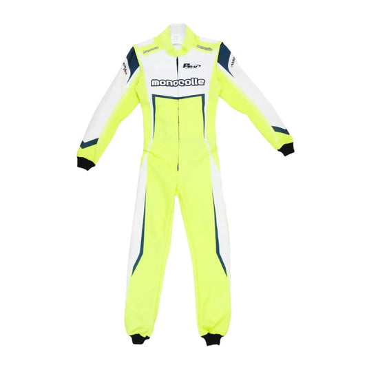 Marina Unik Lime Yellow Racing Kart Suits DASH RACEGEAR