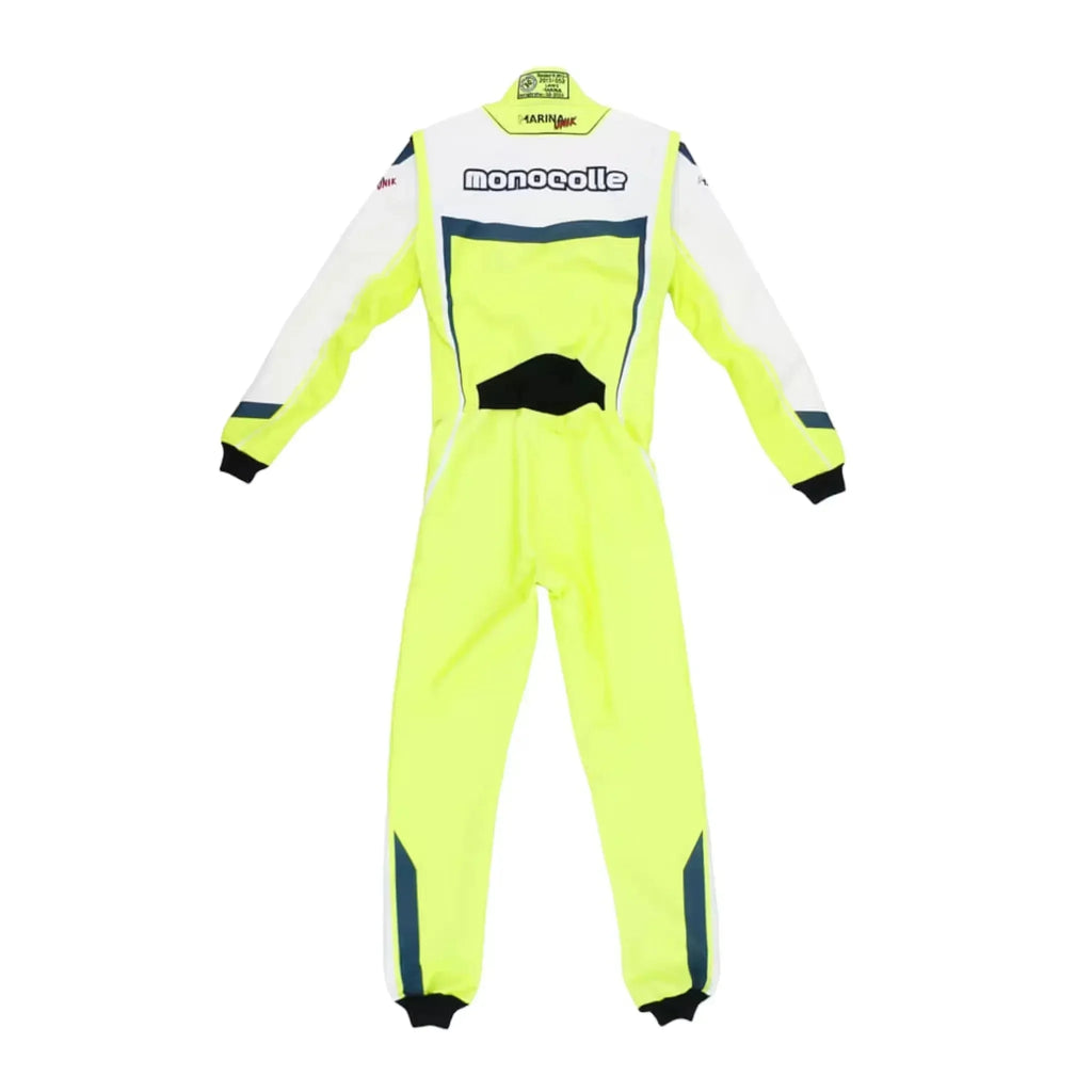 Marina Unik Lime Yellow Racing Kart Suits | Ex Race Gear