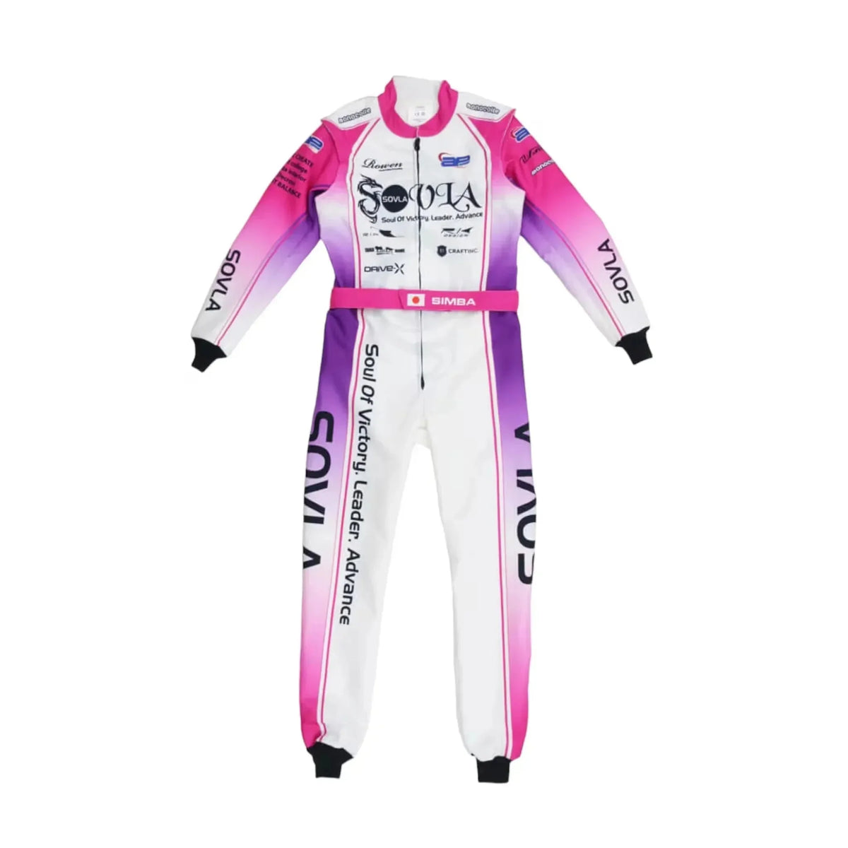 Marina Unik Sovla White Racing Kart Suits | Ex Race Gear