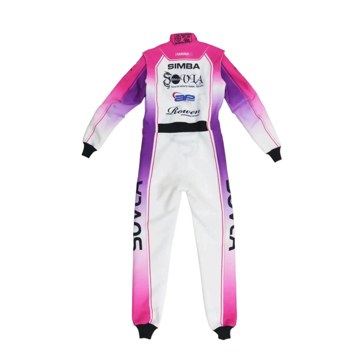 Marina Unik Sovla White Racing Kart Suits | Ex Race Gear