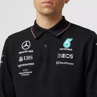 Mercedes-AMG Petronas 2023 Team Longsleeve Polo - Ex Race Gear