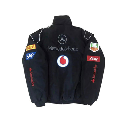Mercedes AMG F1 Y2K Racing Bomber Style Jacket - Speedxcrafts