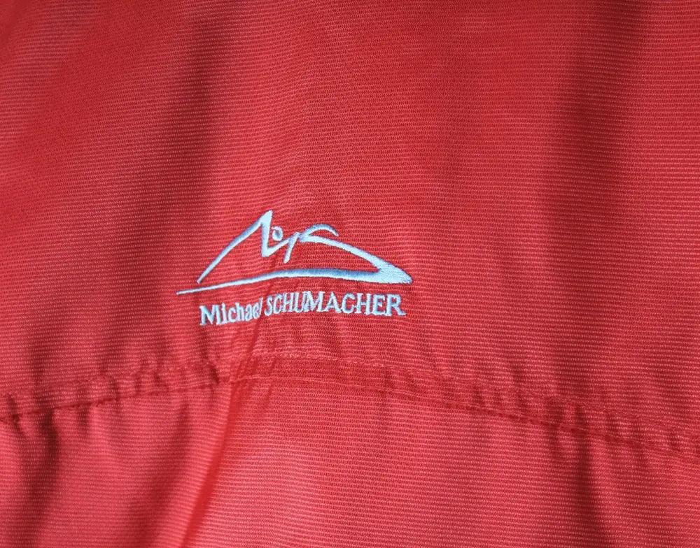 Michael Schumacher Vintage Ferrari Shell Jacket - Embroidered F1 Gear