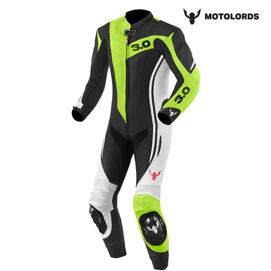 Moto Lords R 3.0 Leather Race Suit - F1, Drag, Street, and Barrel Racing Outfit MotoLords