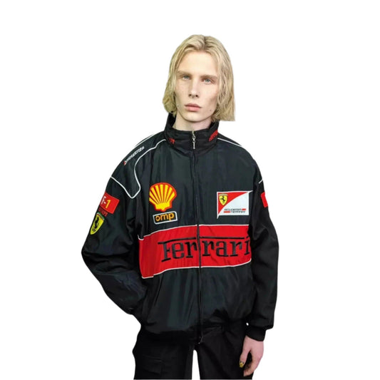 Multi Patch Ferrari F1 Racing Jacket - Ex Race Gear