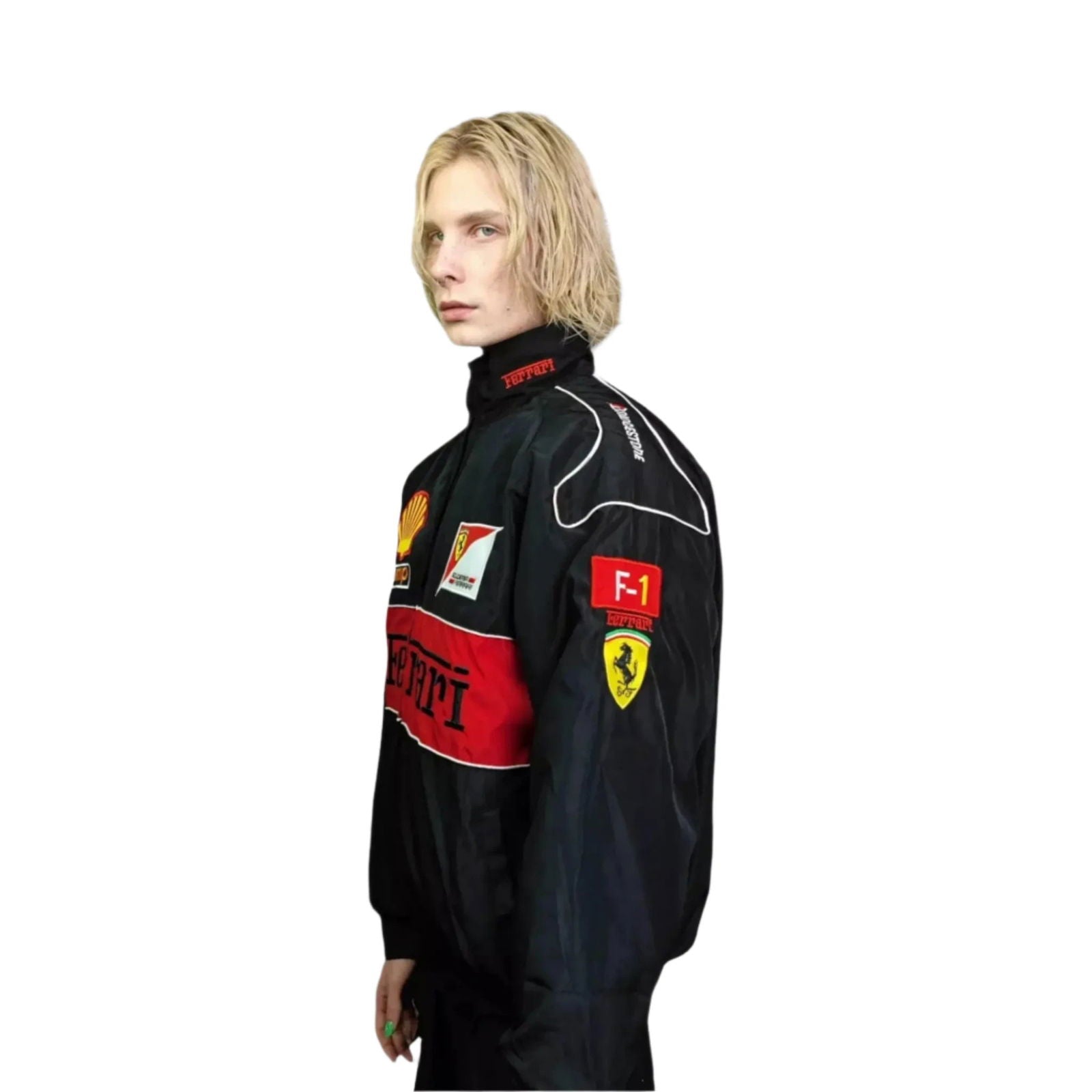 Multi Patch Ferrari F1 Racing Jacket - Ex Race Gear