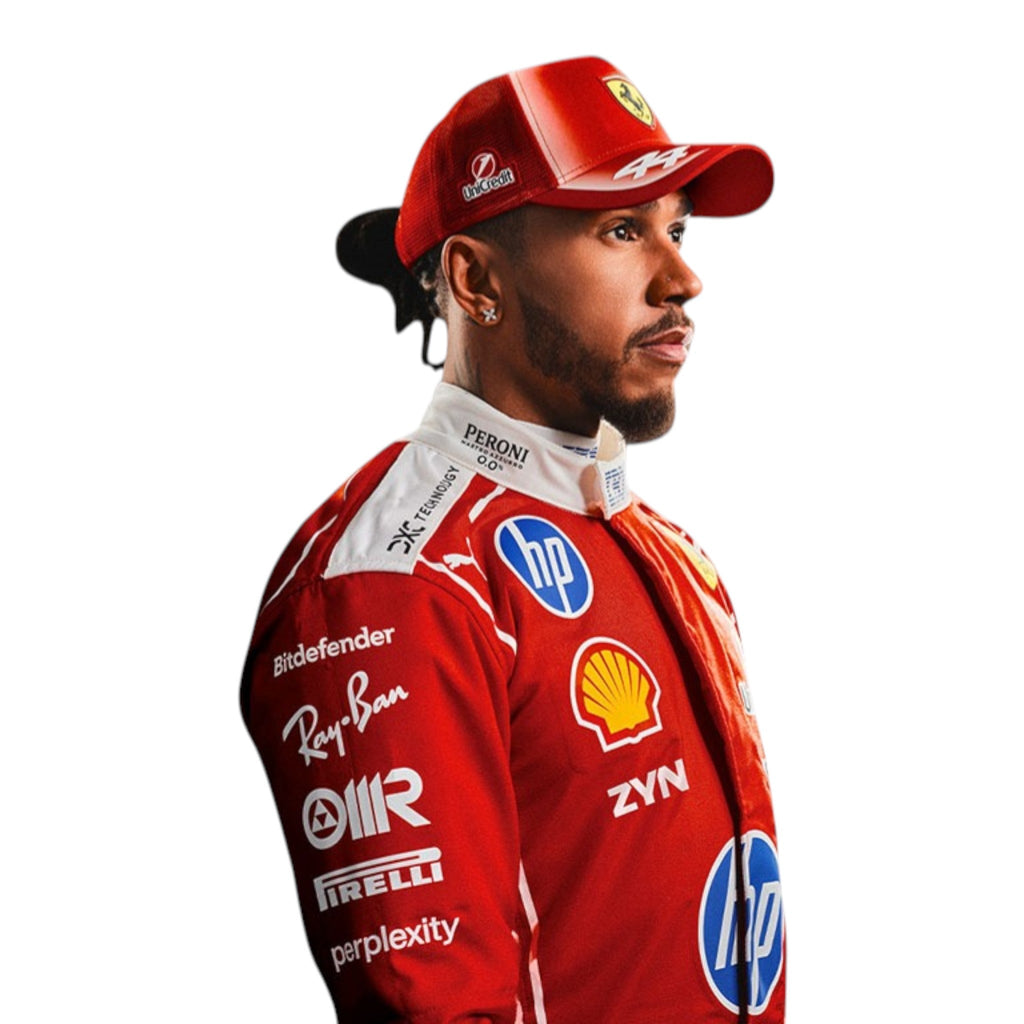 NEW 2026 Lewis hamilton Scuderia Ferrari HP Replica F1 Team Race Suit - Ex Race Gear
