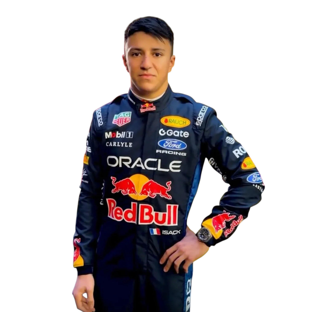 NEW 2026 Red Bull Racing Isack Hadjar Replica F1 Team Race Suit - Ex Race Gear