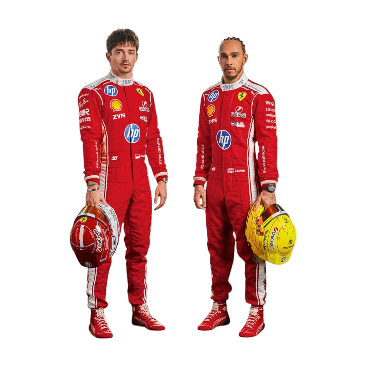 NEW 2026 Scuderia Ferrari HP F1 Team Race Suit Replica