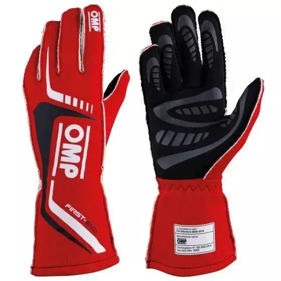 OMP First Evo Race Gloves | Ex Race Gear