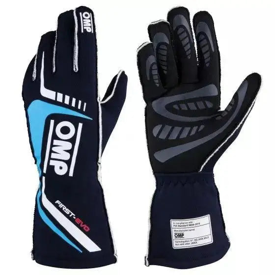 OMP First Evo Race Gloves | Ex Race Gear