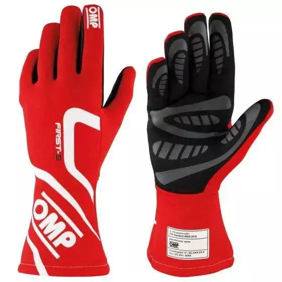 OMP First S Race Gloves | Ex Race Gear