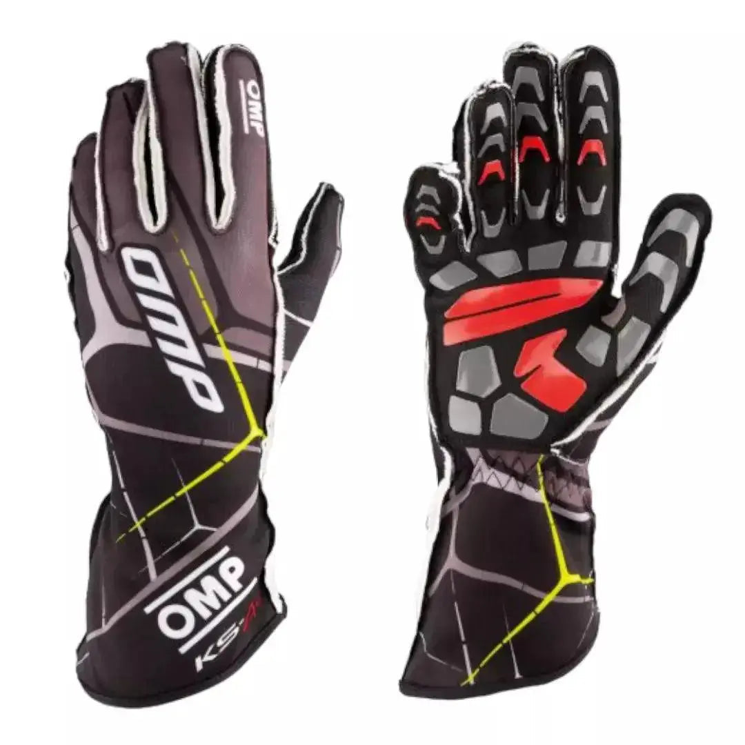 OMP KS Art Custom Design Kart Gloves - Child Sizes | Ex Race Gear