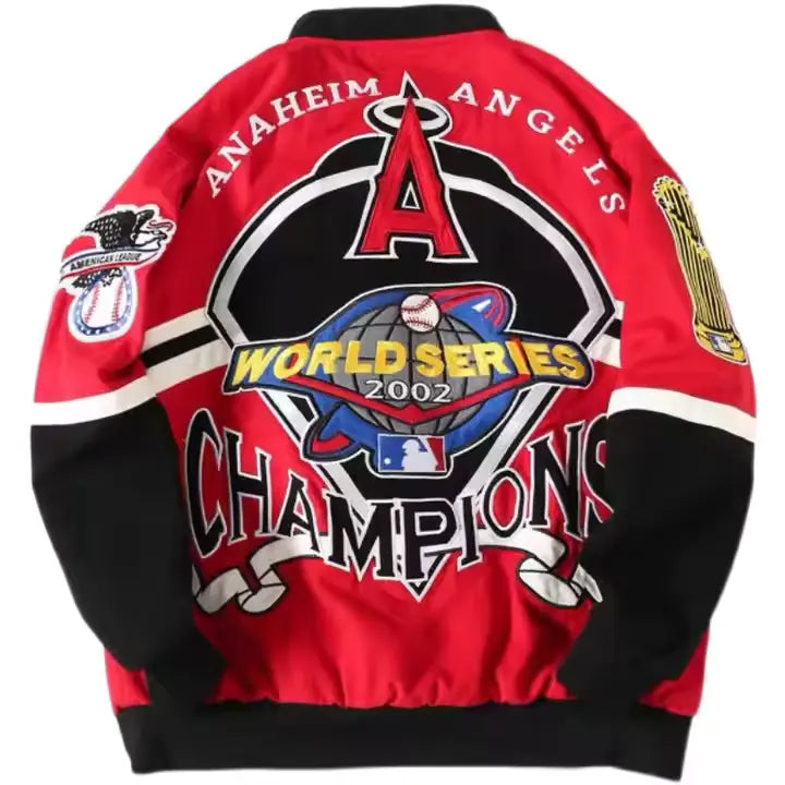 Rare ANAHEIM ANGELS Vintage Embroidered Jacket - Unisex SHABA Collection