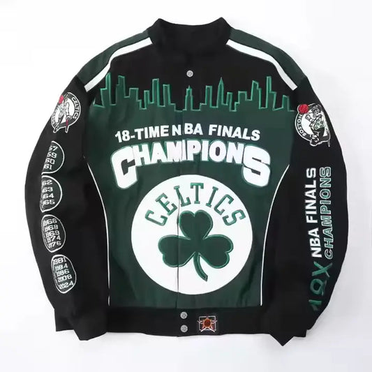 Rare CELTICS Vintage Embroidered Jacket - Unisex SHABA Collection