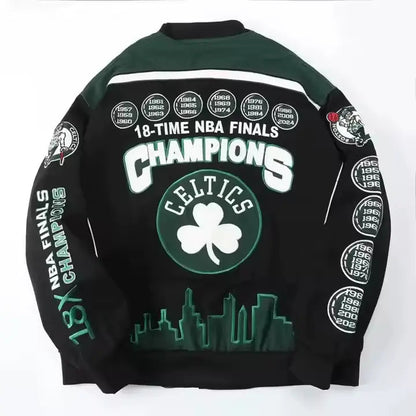 Rare CELTICS Vintage Embroidered Jacket - Unisex SHABA Collection